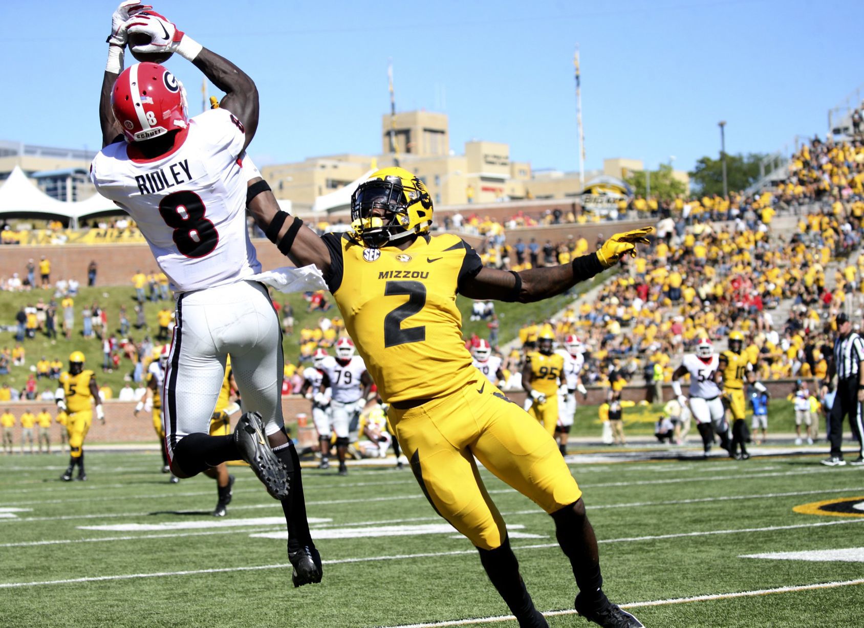 Missouri loses to No. 2 Georgia 43-29